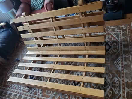 Photo of free Futon bed frame (no mattress) (Heeley S2) #1