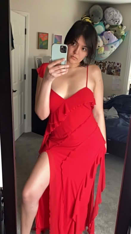 Photo of free Size 9 Red Dress with Chiffon (lisle, il) #3
