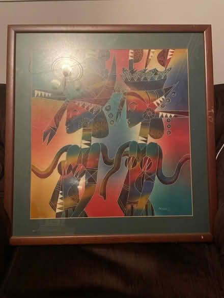 Photo of free Framed Indonesian batik (Splott CF24) #2