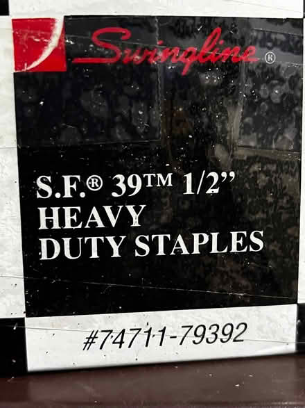 Photo of free 1/2” swingline heavy duty staples (Silver Spring MD) #1