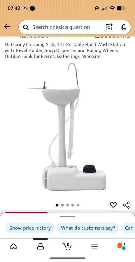 Photo of free Portable camping sink (Birmingham, Selly Oak) #1