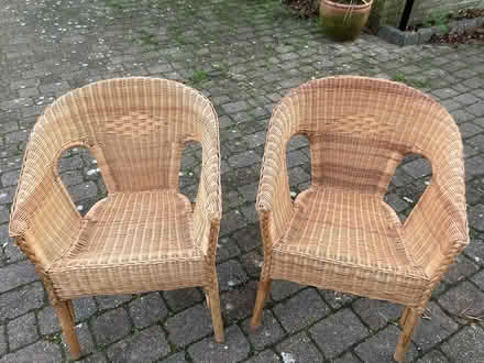 Photo of free Two or three matching wicker chairs (SO22) #1