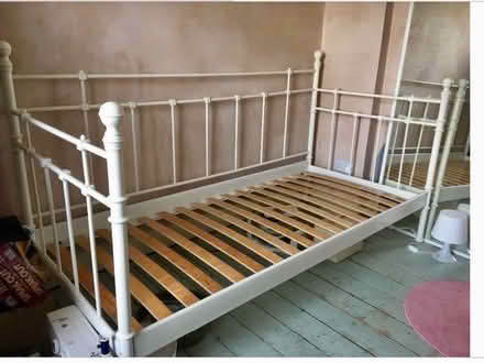 Photo of free IKEA Metal Daybed with Single Mattress (Round Hill BN2) #1