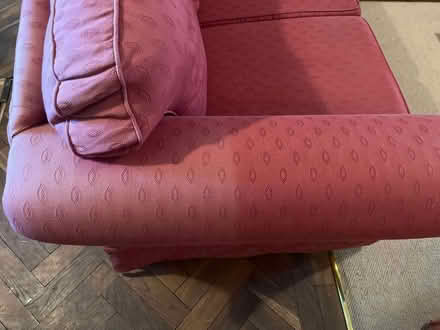Photo of free Red sofa (Biddulph Moor) #3