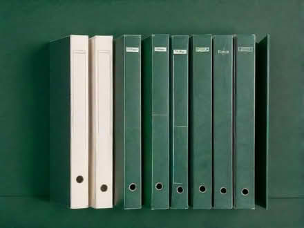 Photo of free Various lever arch files (A4) in reasonable condition (Olympia W14) #1