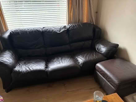 Photo of free Sofa and storage foot stool (Prestwood HP16) #1