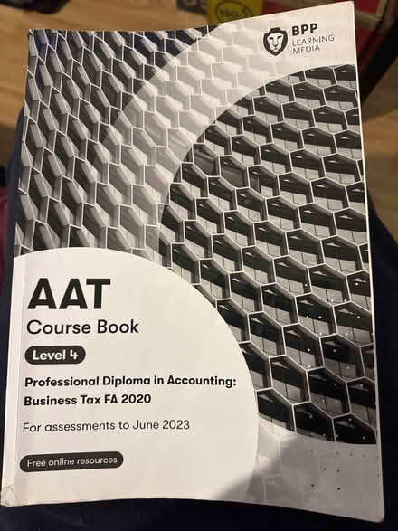 Photo of free AAT Level 4 Business Tax FA 2020 (Clapton) #1