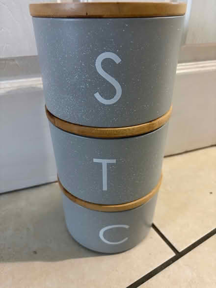 Photo of free Coffee/Tea/Sugar Cannisters (Westbury Wilts BA13) #1