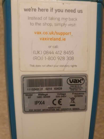 Photo of free Vac steamer duet master - needs fixing (Odd Down) #4