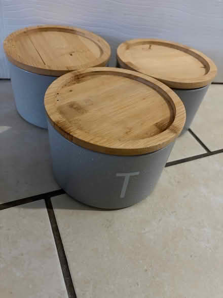 Photo of free Coffee/Tea/Sugar Cannisters (Westbury Wilts BA13) #2