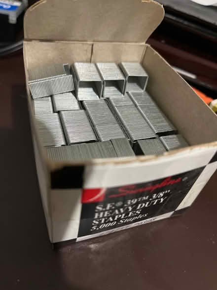 Photo of free 3/8” swingline heavy duty staples (Silver Spring MD) #3
