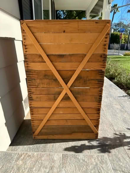 Photo of free Wooden crate shelves (Monta Vista North) #3