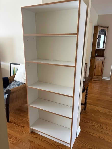 Photo of free White bookshelf (West Glenview) #1