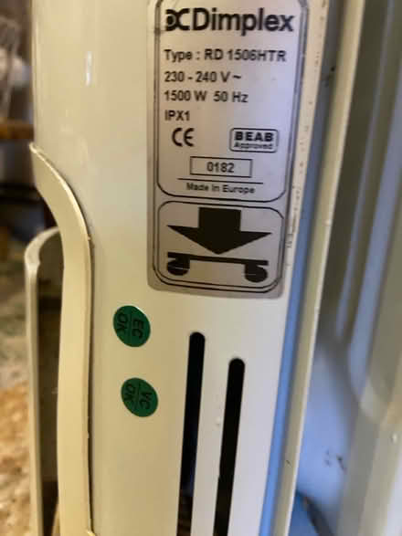 Photo of free Dimples oil filled radiator (Morvah nr Penzance TR20) #2