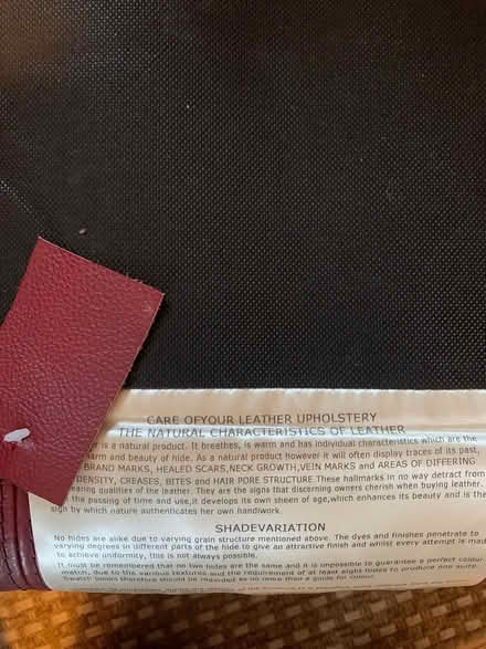 Photo of free Pair of leather armchairs (St Martin’s school, CM13) #2