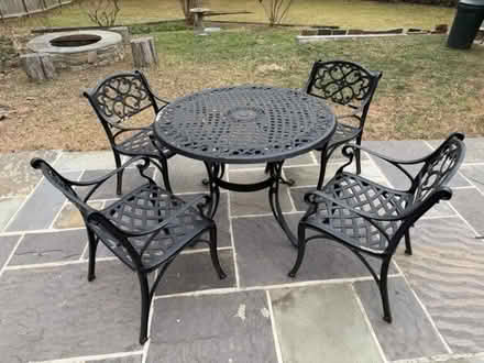 Photo of free Patio table and chairs (N Chevy Chase/Silver Spring) #1
