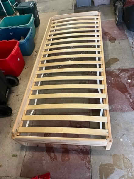 Photo of free IKEA two stacking single beds looking for a new home (Llandrindod LD1) #1