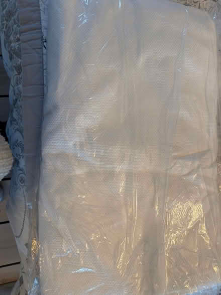 Photo of free Large bedspread/throw creamy white (Windsor SL4) #1