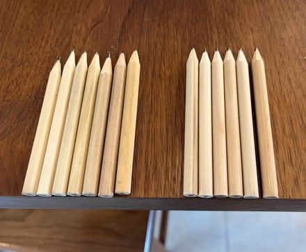 Photo of free 6 or 12+ short plain pencils, unused (City College area NR1) #1