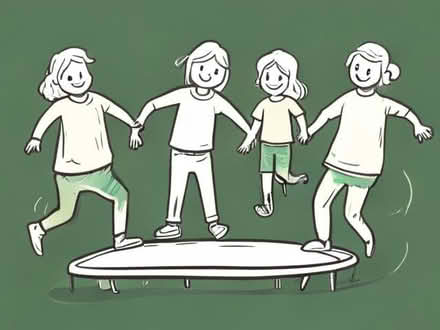 Photo of trampoline for an 11 and 8 year old (Woodhouses M33) #1