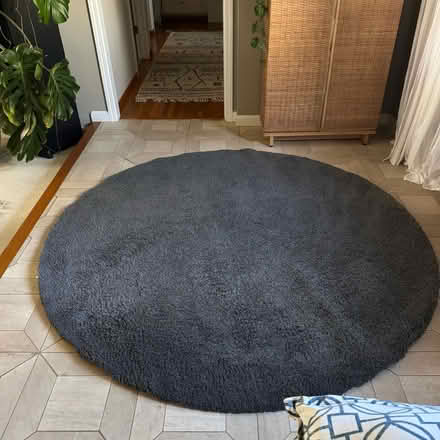 Photo of free 7” round IKEA rug (Saratoga) #1
