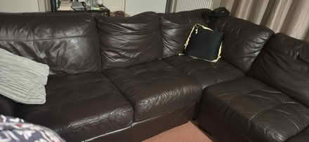 Photo of free L shaped leather sofa (Maidstone ME15) #3