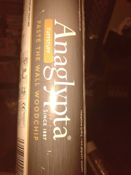 Photo of free 3 rolls of woodchip wallpaper (Corby NN18) #3