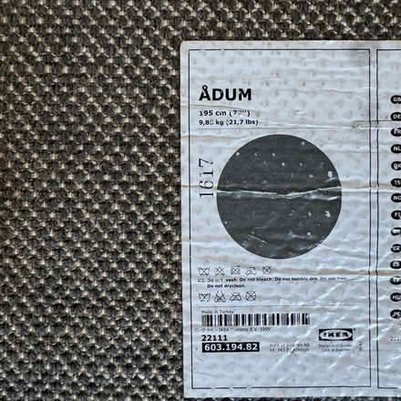 Photo of free 7” round IKEA rug (Saratoga) #4