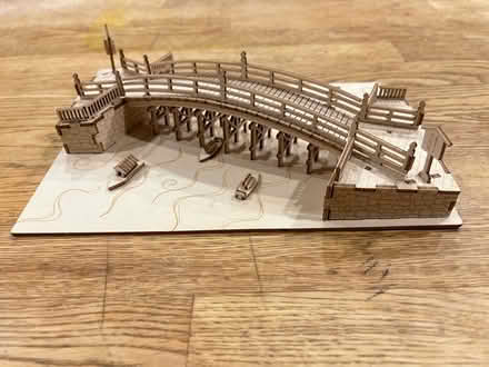 Photo of free Wooden puzzle ornament (Fair Lawn, NJ) #1