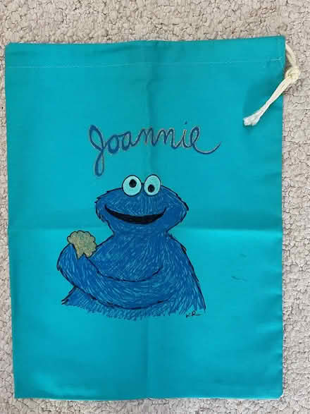 Photo of free Cookie Monster drawstring bag (West Plano) #1