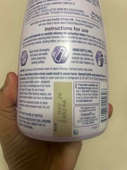 Photo of free New 11 Oz. Bot. of Enfamil NeuroPro (I live in Kew Gardens) #2