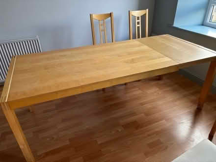 Photo of free Extending dining table and four chairs (Lodge Moor S10) #3