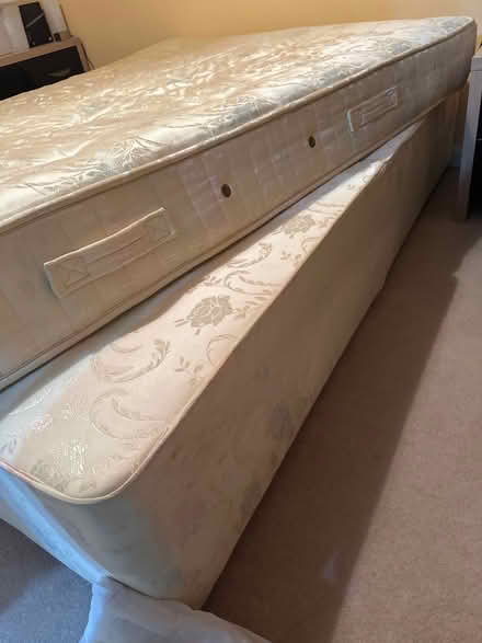 Photo of free King size divan and pocket sprung mattress (North Weald CM16) #2