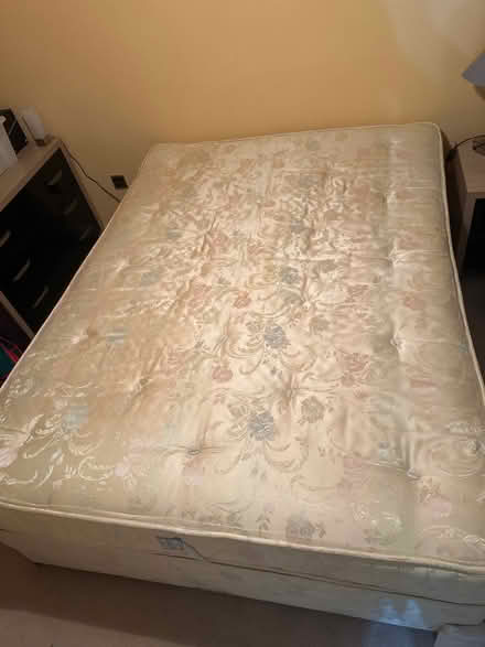 Photo of free King size divan and pocket sprung mattress (North Weald CM16) #1