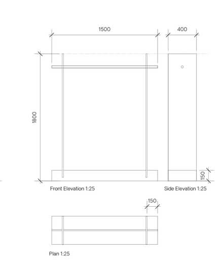 Photo of free Tall wood rails (W1U 1NW) #4