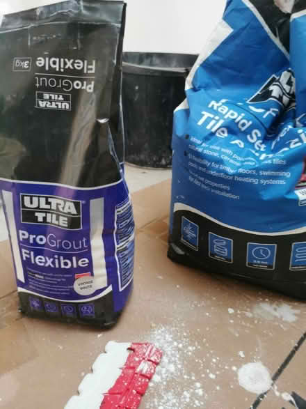 Photo of free Tile adhesive & grout (NG9 Bramcote) #2