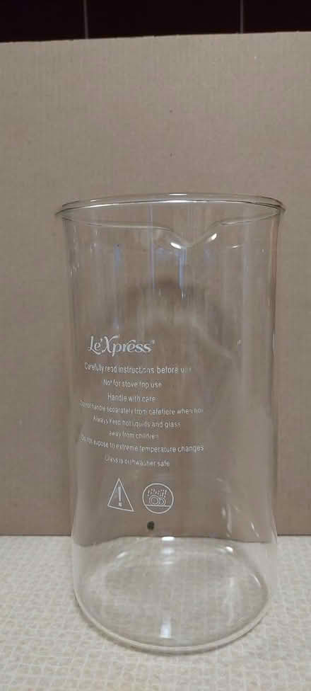 Photo of free Glass beaker for cafetiere (St Werburgh's) #1