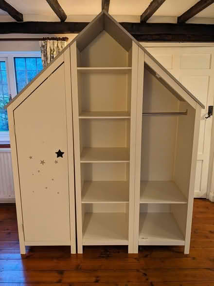 Photo of free Children's wardrobe/shelving unit (Woodcote) #1