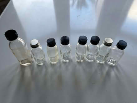 Photo of free 8 little bottles with lids (Wanstead E11) #1