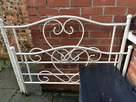 Photo of free White metal bed ends (BT6) #2