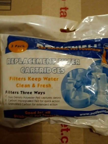 Photo of free Pet fountain replacement filters (White Center) #1