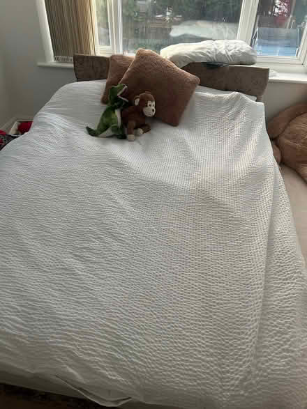 Photo of free Double bed + Drawers + Mattress + Headboard (Sheldon B26) #1