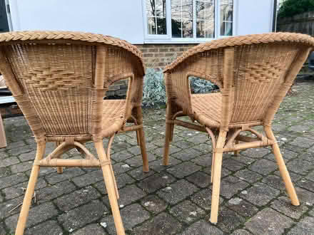 Photo of free Two or three matching wicker chairs (SO22) #2