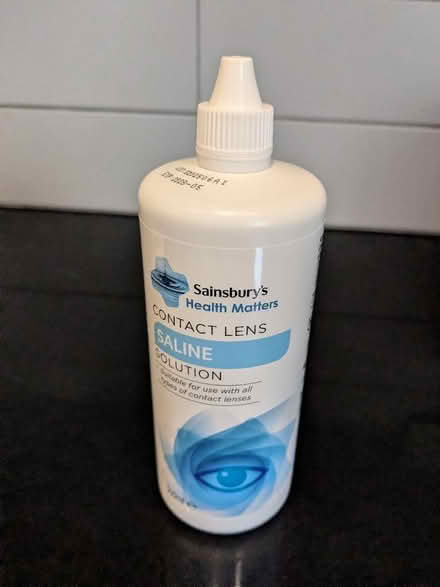 Photo of free Contact lens saline solution (Aldrington BN3) #1