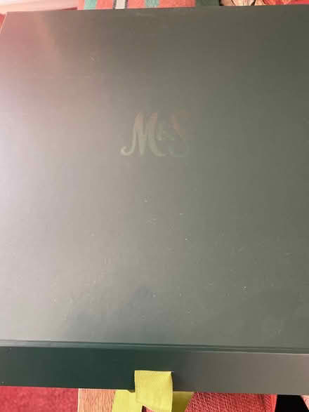 Photo of M&S Hamper box striped inside (Wallasey CH45) #2
