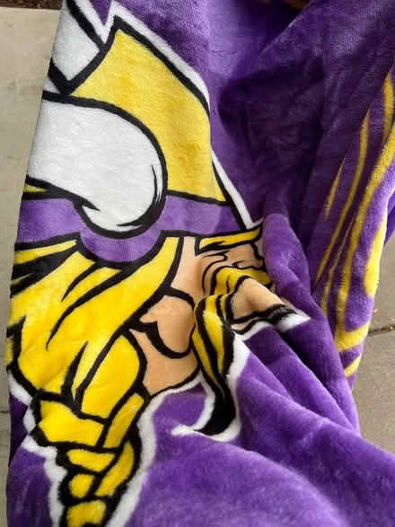 Photo of free Official NFL Vikings blanket (Niwot) #4