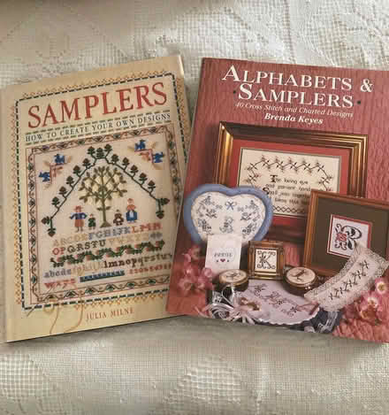 Photo of free Two cross stitch books and cross stitch oddments (Mickleover DE3) #1