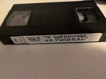 Photo of free VHS movie 4 weddings & a funeral (L5L 5P5) #1