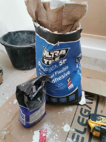 Photo of free Tile adhesive & grout (NG9 Bramcote) #1