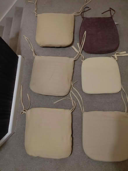 Photo of free Chair tie-cushions (Garristown, North Co Dublin) #1